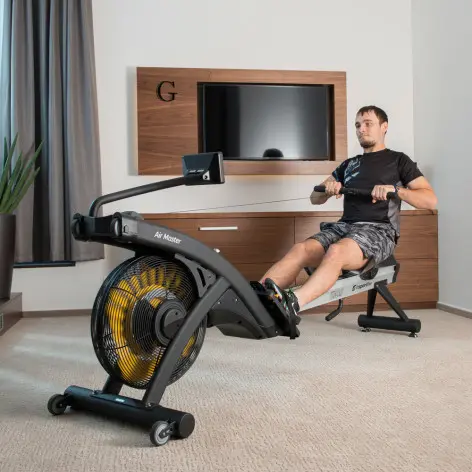 Rameur professionnel pliable de haute résistance pour entraînement aviron. - vue 11