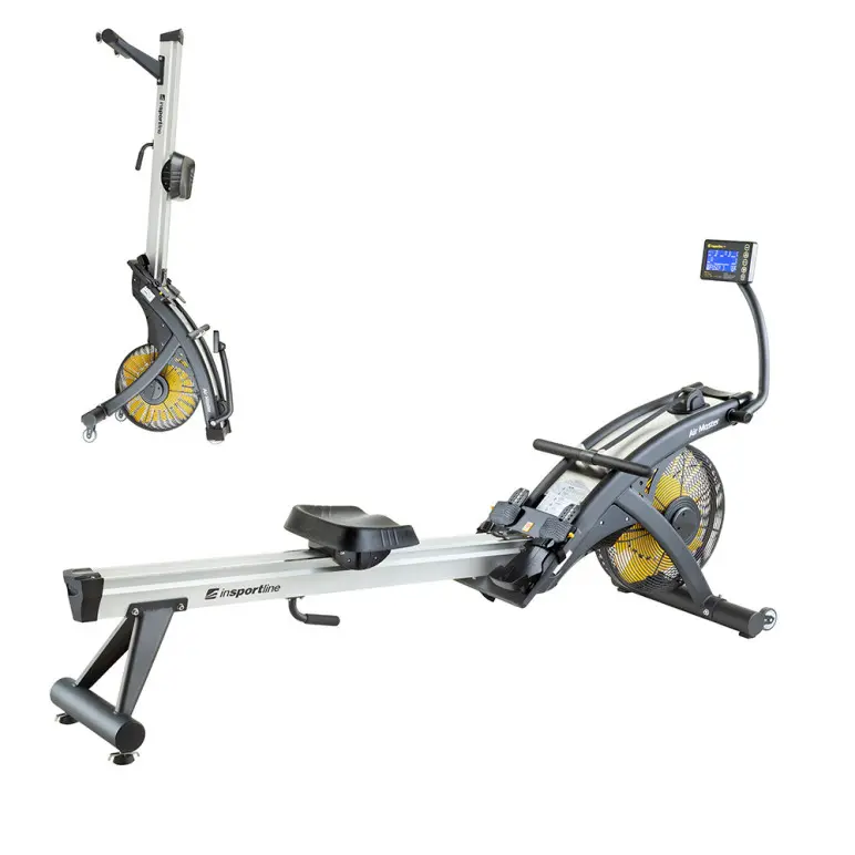 Rameur professionnel pliable de haute résistance pour entraînement aviron.