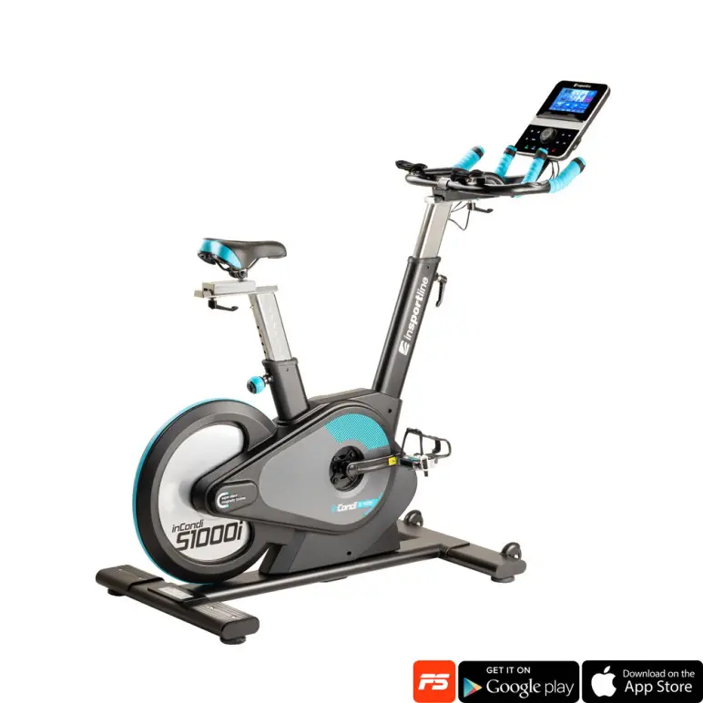 Spinning bike pour séance de cardio en intérieur en salle de sport professionnelle.