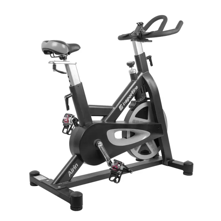 Vélo de spinning avec volant d'inertie de 20 kg pour training sportif en home-gym. - vue 3