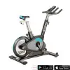Vélo de spinning connecté avec applications mobile pour training sportif.