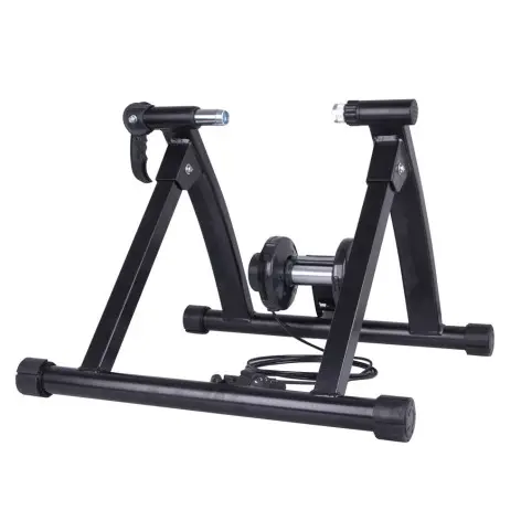 Home Trainer compact pour entraînement de cyclisme à domicile. - vue 4