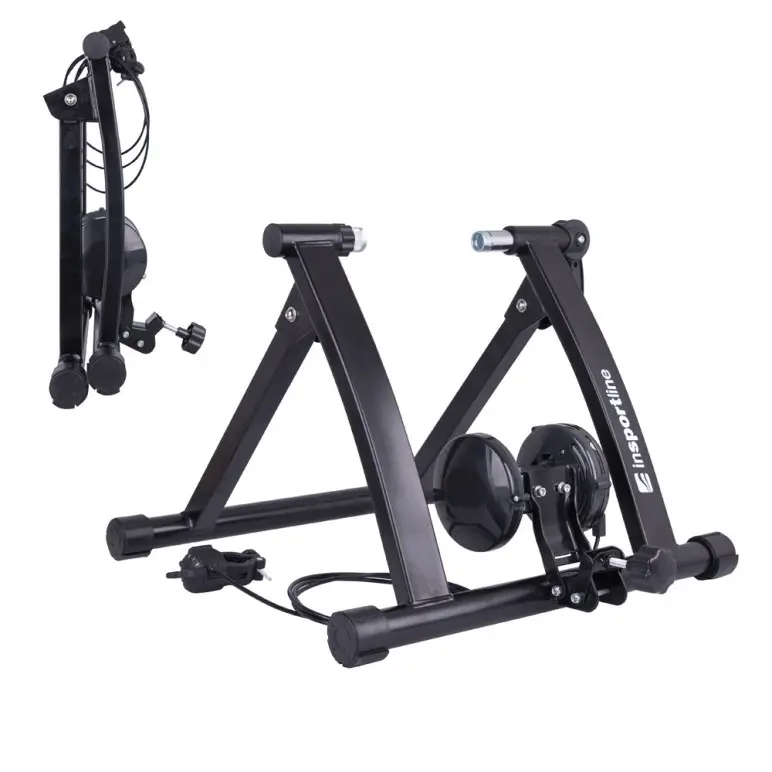 Home Trainer compact pour entraînement de cyclisme à domicile.
