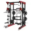 Smith Machine multifonctionnelle avec double colonne de poids