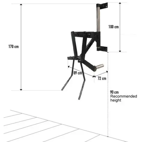 Appareil de musculation latérale shoulder raise. Elévation latérale à charge libre. - vue 4