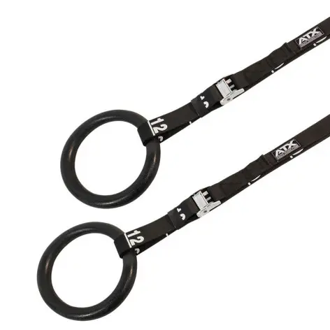 Kit anneaux de gym en plastique et sangles nylon pour crosstraining - vue 2