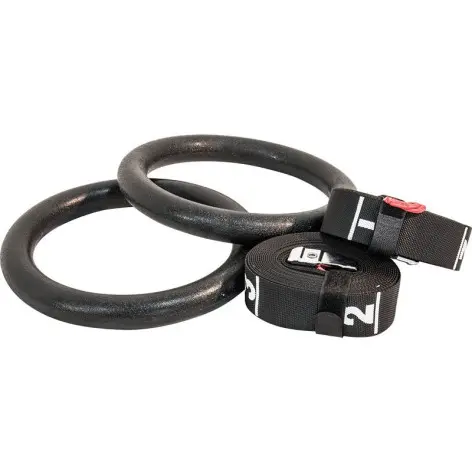 Kit anneaux de gym en plastique et sangles nylon pour crosstraining - vue 3