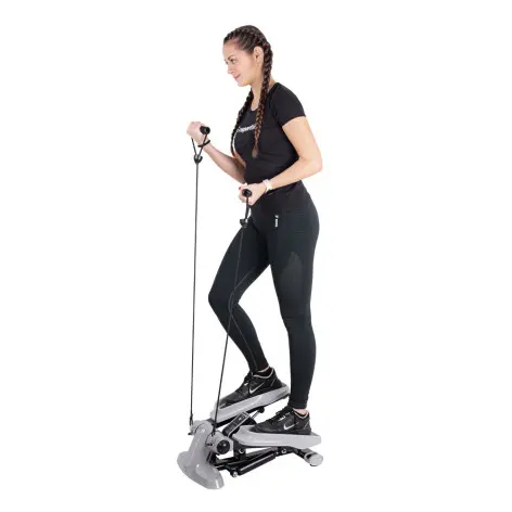 Stepper peu encombrant avec sangles en caoutchouc pour training endurance. - vue 2