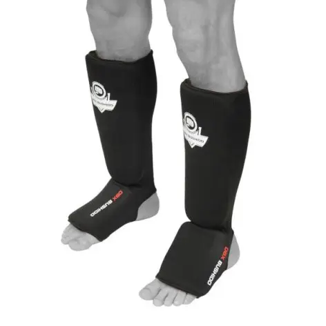 Protèges-tibias élastiques boxe et sports de combat - vue 2