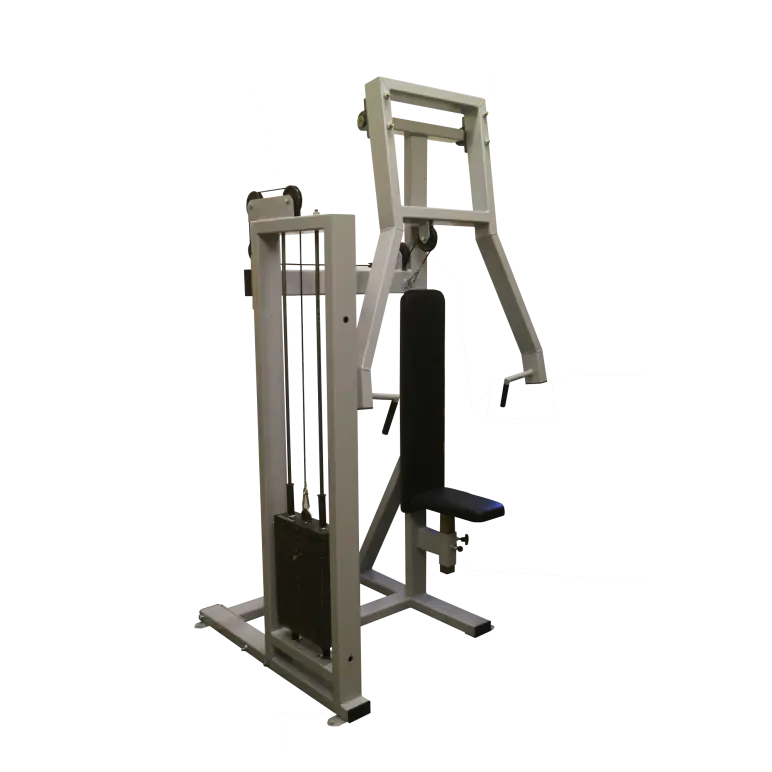 Chest press pour entraînement complet des pectoraux.