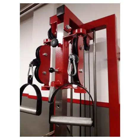 Station poulie simple à charge guidée réglable en hauteur. - vue 3