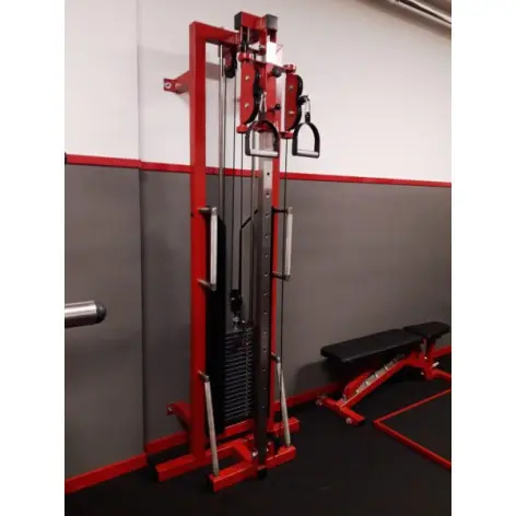 Station poulie simple à charge guidée réglable en hauteur. - vue 2