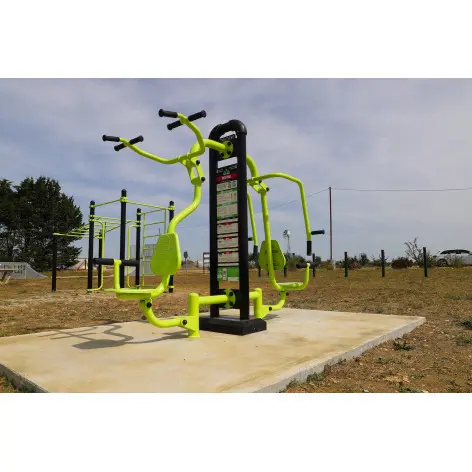 Station de musculation outdoor Push and Pull - vue 3