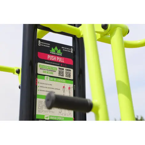 Station de musculation outdoor Push and Pull - vue 4
