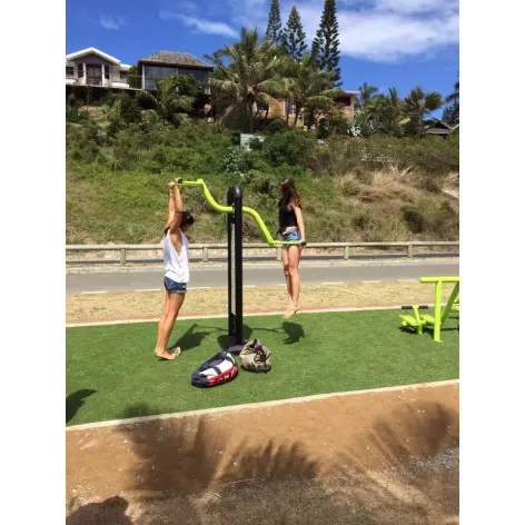 Double barre de traction pour street workout - vue 2