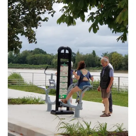 Double atelier de fitness en plein air - vue 2