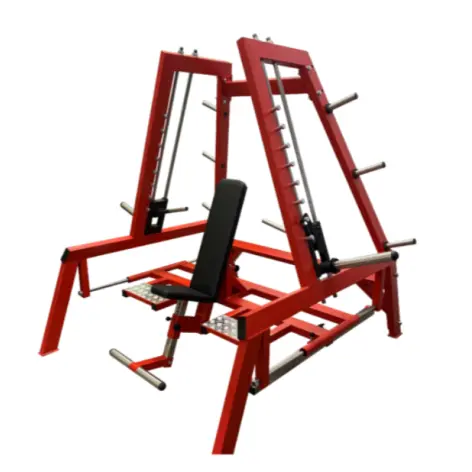 Station de musculation chest press et shoulder press.
