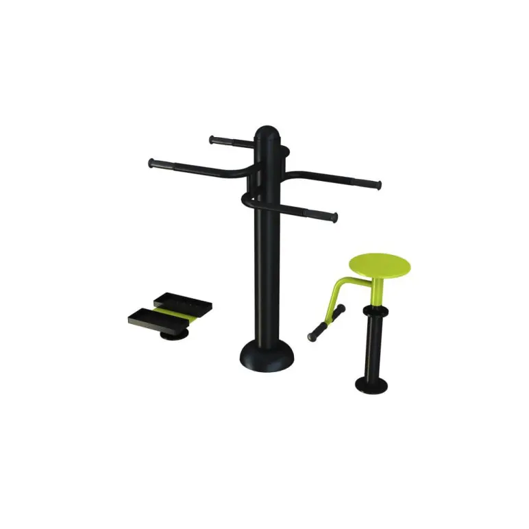 Structure de musculation extérieure - Double twister