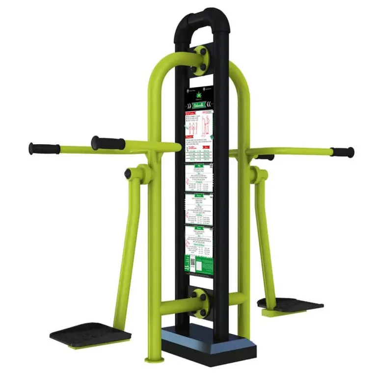 Double balancelle pour entraînement des abdominaux et des obliques