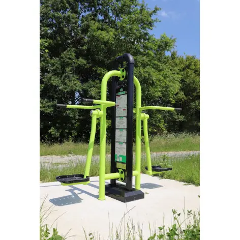 Double balancelle pour entraînement des abdominaux et des obliques - vue 2