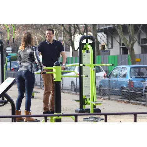 Triple Twister pour aire de street workout - vue 3