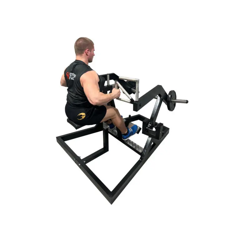 Rowing machine pour le dos - Siège et support poitrine réglable.