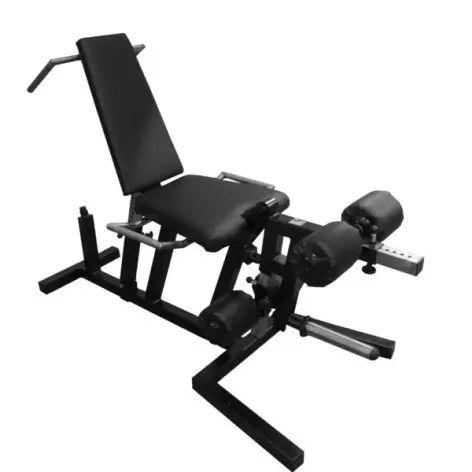 Station leg curl et leg extension à charge libre pour club sportif. - vue 3