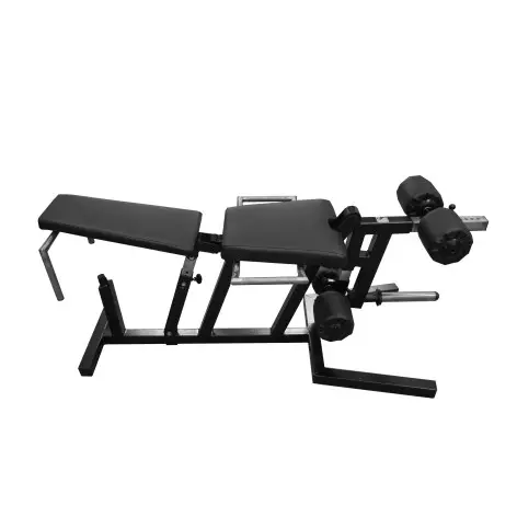 Station leg curl et leg extension à charge libre pour club sportif. - vue 4