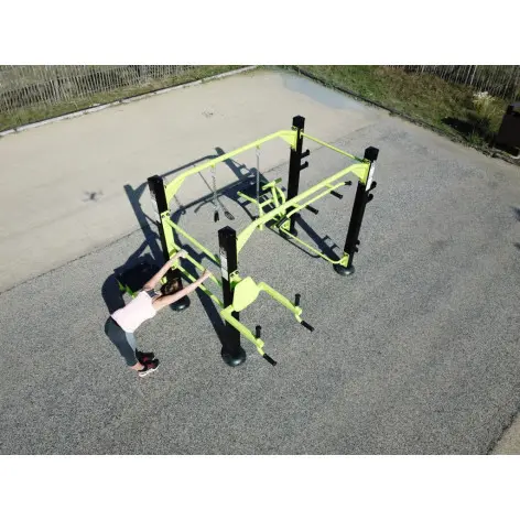 Station de street workout et cross-training outdoor 8 positions - vue 3
