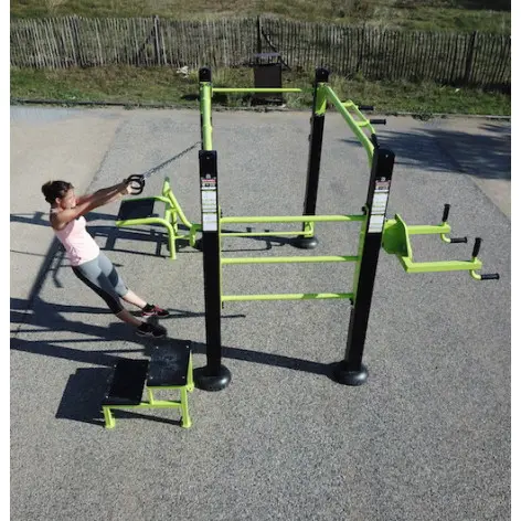 Station de street workout et cross-training outdoor 8 positions - vue 4