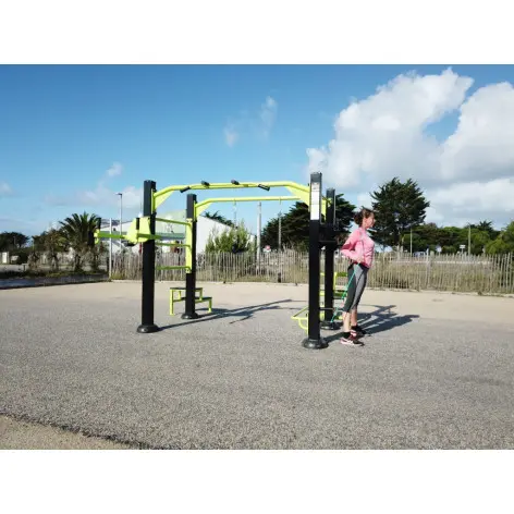 Station de street workout et cross-training outdoor 8 positions - vue 5