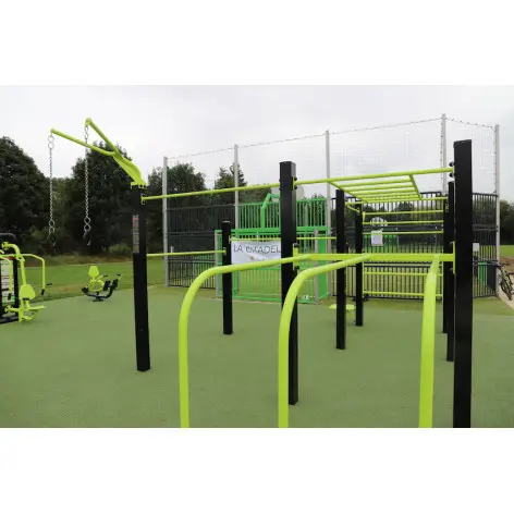 Circuit outdoor de cross-training et de street workout pour entraînement en plein air - Collectivités et Mairies - vue 4