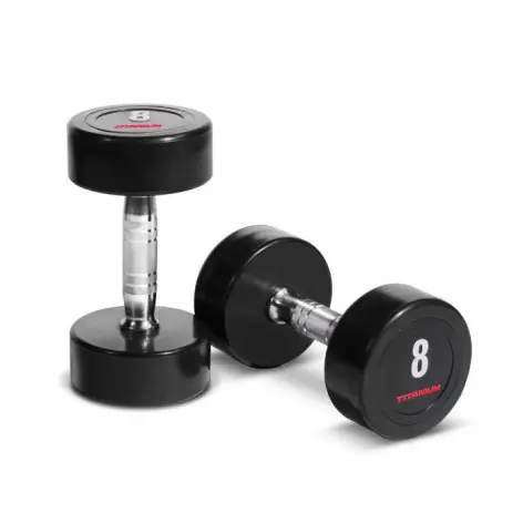 Rack de musculation complet avec 10 paires d'haltères ronds de 2,5 à 25 kg. - vue 7