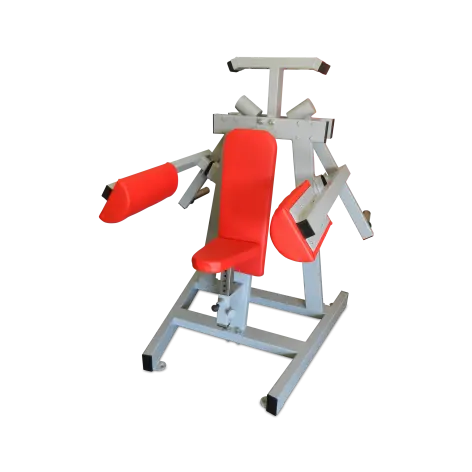 Station élévations latérales assis professionnelle à charge libre pour club sportif et homegym.