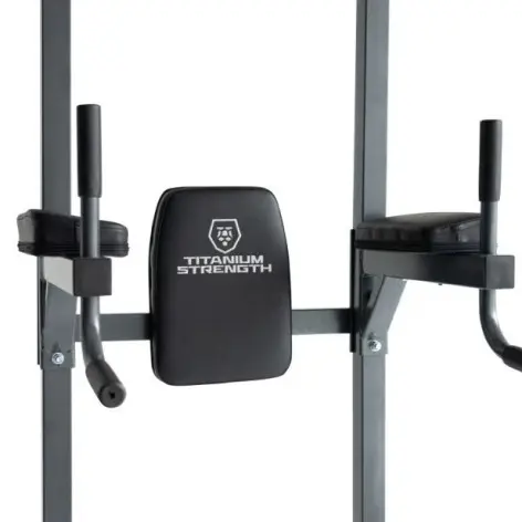 Station de musculation pour exercices de dips et de traction en home gym. - vue 3