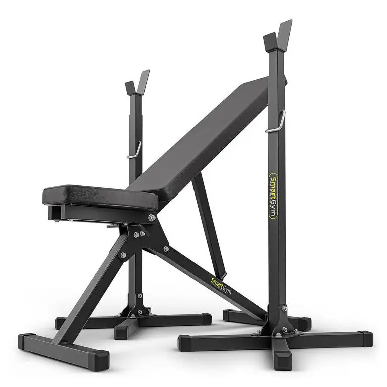 Set de musculation pour entraînement à la maison : Banc et chandelles réglables.