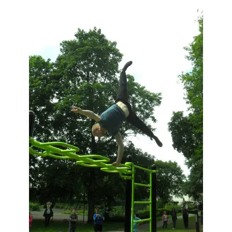 Echelle horizontale à poignée - vue 3