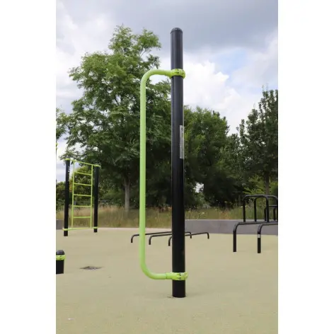 Barre de pôle fixe pour exercice du drapeau - vue 2