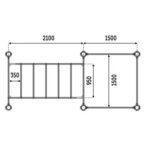 Structure de cross-training extérieure - vue 4