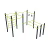 Equipement de street workout et de callisthénie avec 5 postes