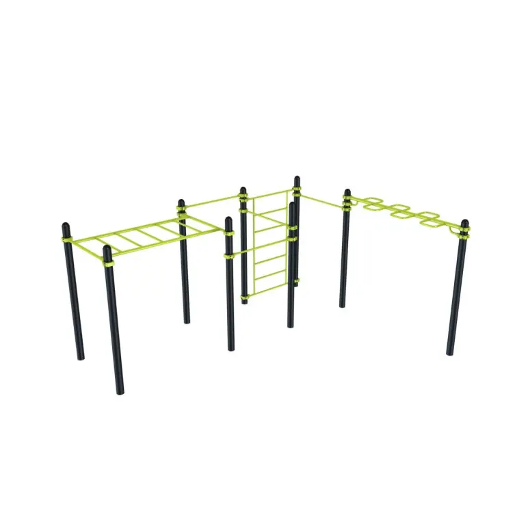 Equipement sportif de cross-training et street workout pour les parcours sportif en plein air