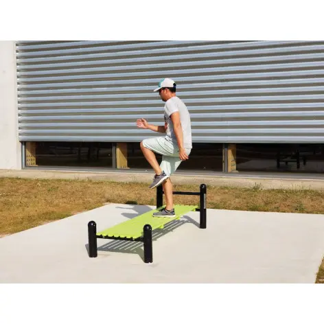 Banc de musculation plat outdoor - vue 3