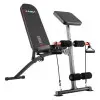 Banc de musculation pliable et confortable pour des exercices à domicile