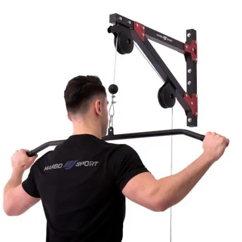 Poulie de musculation murale à charge maximale de 120kg - vue 6