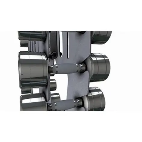 Ensemble haltères sur son support design - vue 6