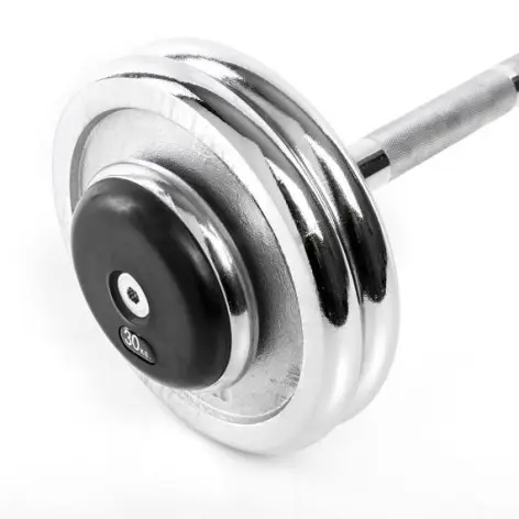 Barre d'haltère droite de musculation 10 à 60 kg - vue 3