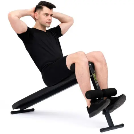 Banc incliné de musculation réglable pour abdominaux et gainage - vue 7