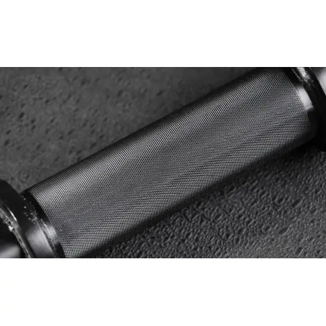 Barre d'haltère court olympique 65 cm avec fat ou slim grip - vue 2