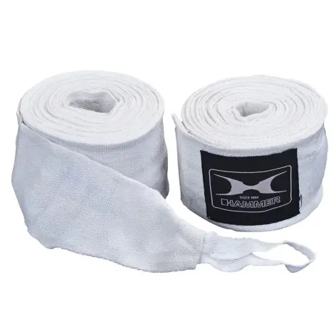 Bandage élastique de boxe blanc et noir - vue 2