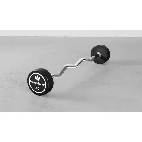 Barre de musculation EZ préchargée de 10 kg à 50 kg - vue 3